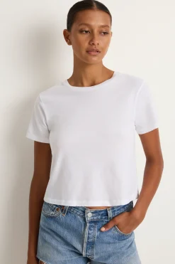 AMO Denim Babe Tee - White