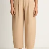 Apiece Apart Bari Crop Trouser - Desert