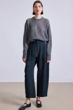 Apiece Apart Bari Crop Trouser - Forest River - FINAL SALE
