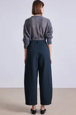 Apiece Apart Bari Crop Trouser - Forest River - FINAL SALE