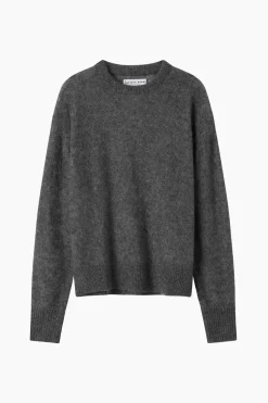 Apiece Apart Softest Tissue Weight Sweater - Charcoal