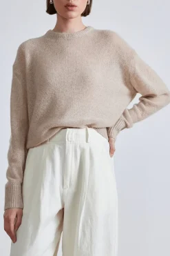 Apiece Apart Softest Tissue Weight Sweater - Sand