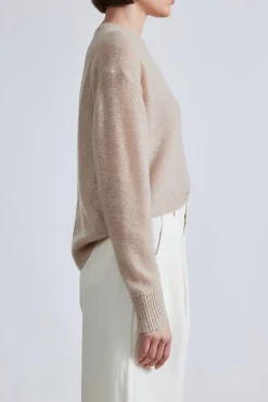 Apiece Apart Softest Tissue Weight Sweater - Sand