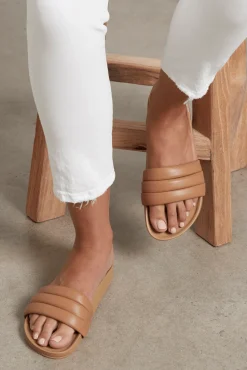 Beatrice Valenzuela classic sandalia in nude sand