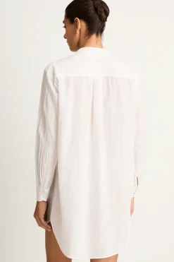 Cali Dreaming Lido Shirt Dress - White