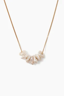 Chan Luu Anini Pearl Necklace - Gold