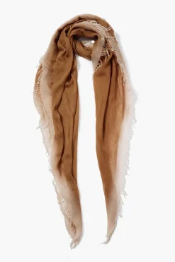 Chan Luu Cashmere & Silk Scarf - Brown Burnout