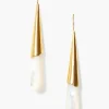 Chan Luu Tide Earrings - White Mother of Pearl