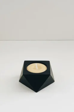 Daiyo Taper & Tealight Reversi Candle Holder - Black