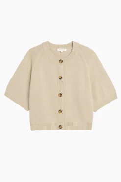 Demylee Amy Cotton Cardigan - Pearl Barley