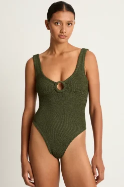 Hunza G Celine One Piece - Metallic Khaki
