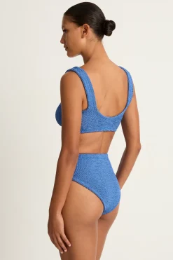Hunza G Jamie Bikini - Metallic Denim