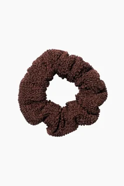 Hunza G Scrunchie - Metallic Chocolate