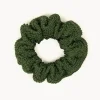 Hunza G Scrunchie in metallic khaki