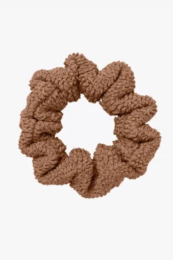 Hunza G Scrunchie in metallic cocoa