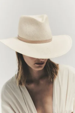 Janessa Leoné Sherman Hat - Natural