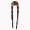 Machete French Hair Pin - Blonde Checker