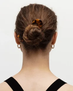 Machete French Hair Pin - Blonde Checker