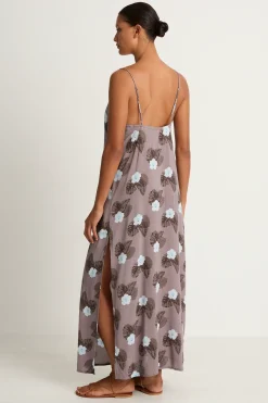Mai Aria Maxi Dress - Blue Hibiscus