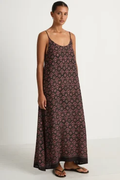 Natalie Martin Heather Maxi - Fleur-De-Lis Black