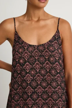 Natalie Martin Heather Maxi - Fleur-De-Lis Black