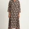 Natalie Martin Isobel Dress - Vintage Flowers Sepia