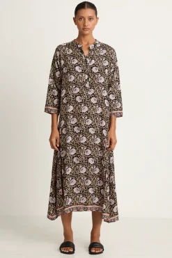 Natalie Martin Isobel Dress - Vintage Flowers Sepia