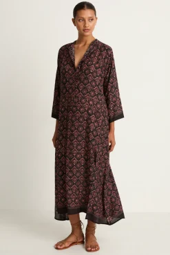 Natalie Martin Isobel Dress - Fleur-De-Lis Black