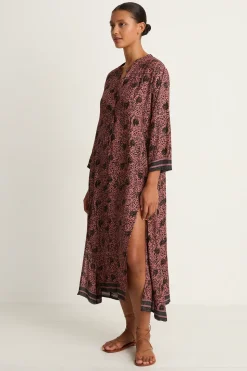 Natalie Martin Isobel Dress - Water Lily Mauve