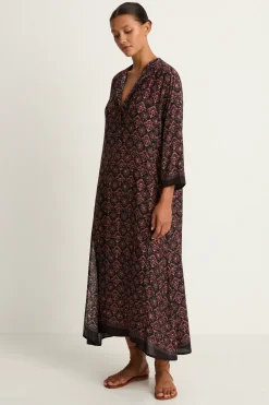 Natalie Martin Isobel Dress - Fleur-De-Lis Black