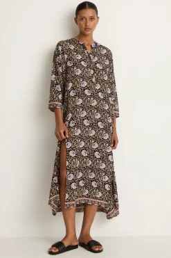 Natalie Martin Isobel Dress - Vintage Flowers Sepia