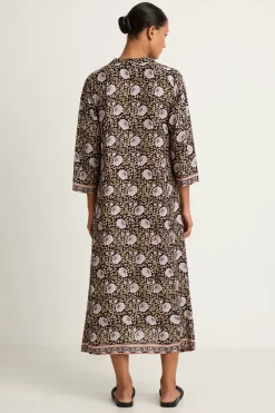 Natalie Martin Isobel Dress - Vintage Flowers Sepia