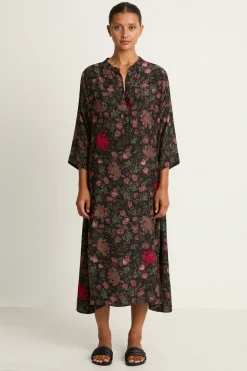Natalie Martin Silk Isobel Dress - Lehua Black