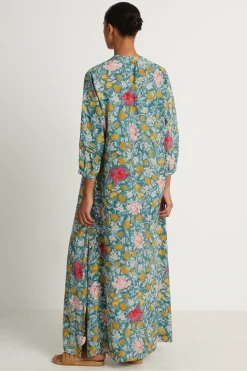 Natalie Martin Silk Sammie Maxi - Lehua Sea