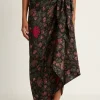 Natalie Martin Silk Sarong - Lehua Black