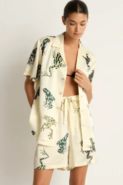 Olivia Von Halle Emeli Pajama Set - Lumi Tree Frog - FINAL SALE