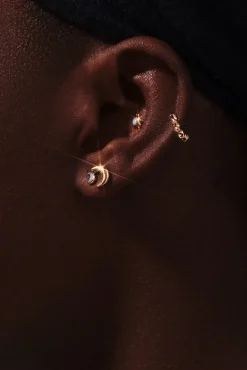 Pamela Love Celestial moon stud