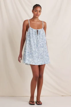 Peony Summertime Mini Dress - Daffodil