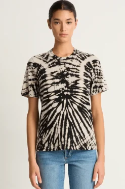 Raquel Allegra Boy Tee - Black Dirty White