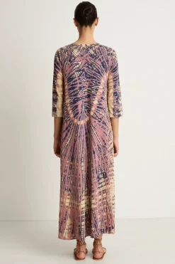 Raquel Allegra Drama Maxi Dress - Jasper Navy