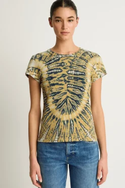 Raquel Allegra Liv Tee - Yellow Navy