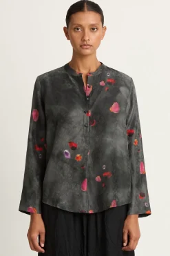 Raquel Allegra Perfect Henley - Petal Black