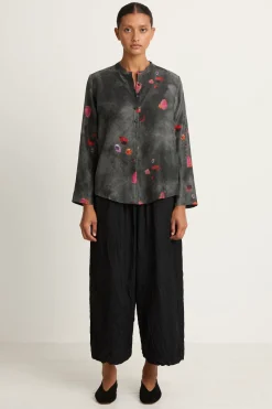 Raquel Allegra Perfect Henley - Petal Black