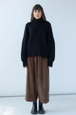 Shaina Mote Balloon Corduroy Pant - Walnut