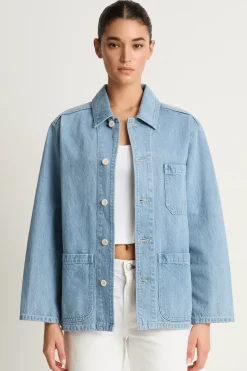 Shaina Mote Chore Coat - Mineral Blue - FINAL SALE