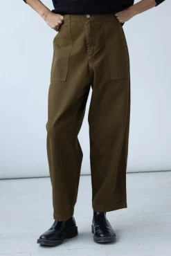 Shaina Mote Painter Pant - Dark Olive