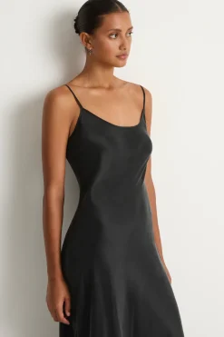 Silk Laundry 1996 Slip Dress - Black