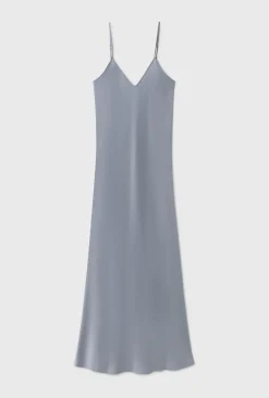 Silk Laundry 90s Slip Dress - Storm