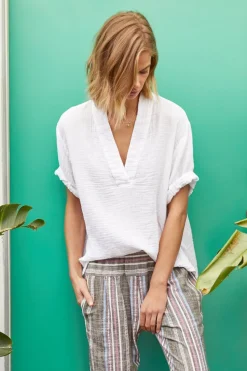 XIRENA Avery top in white